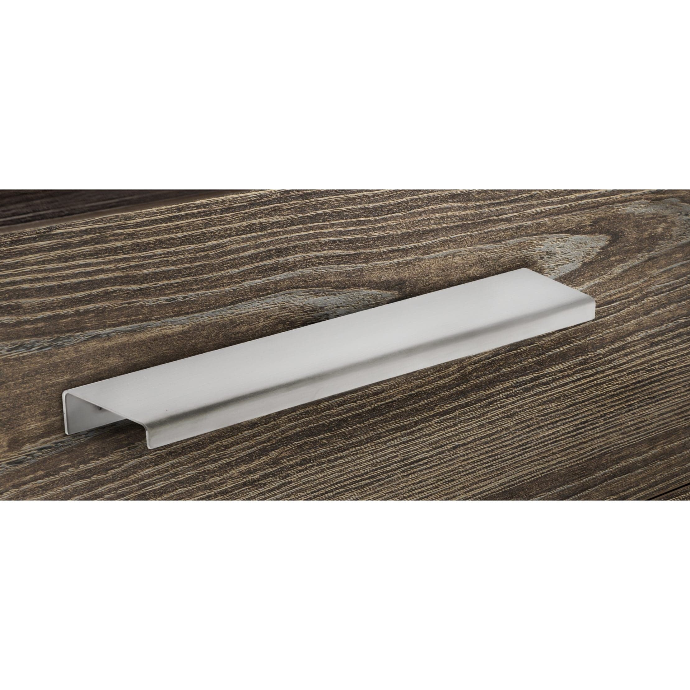 Contemporary Edge Pull, 3-1/8" Center-to-Center, Chrome - Image 2