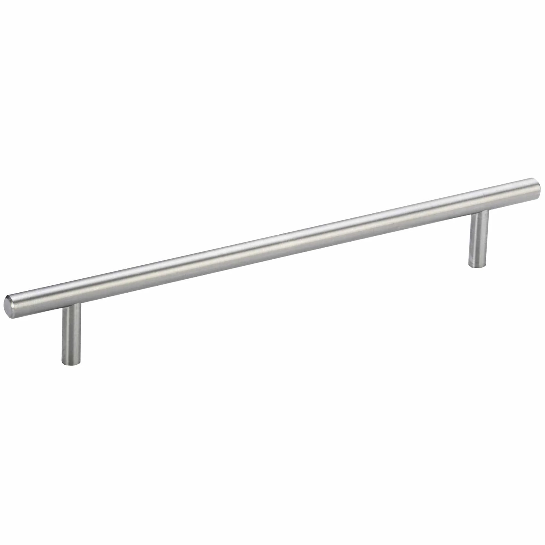 Contemporary  Modern Bar Pull - 7-9/16" Center-to-Center - 9-3/4" OL - Stainless Steel - Image 1