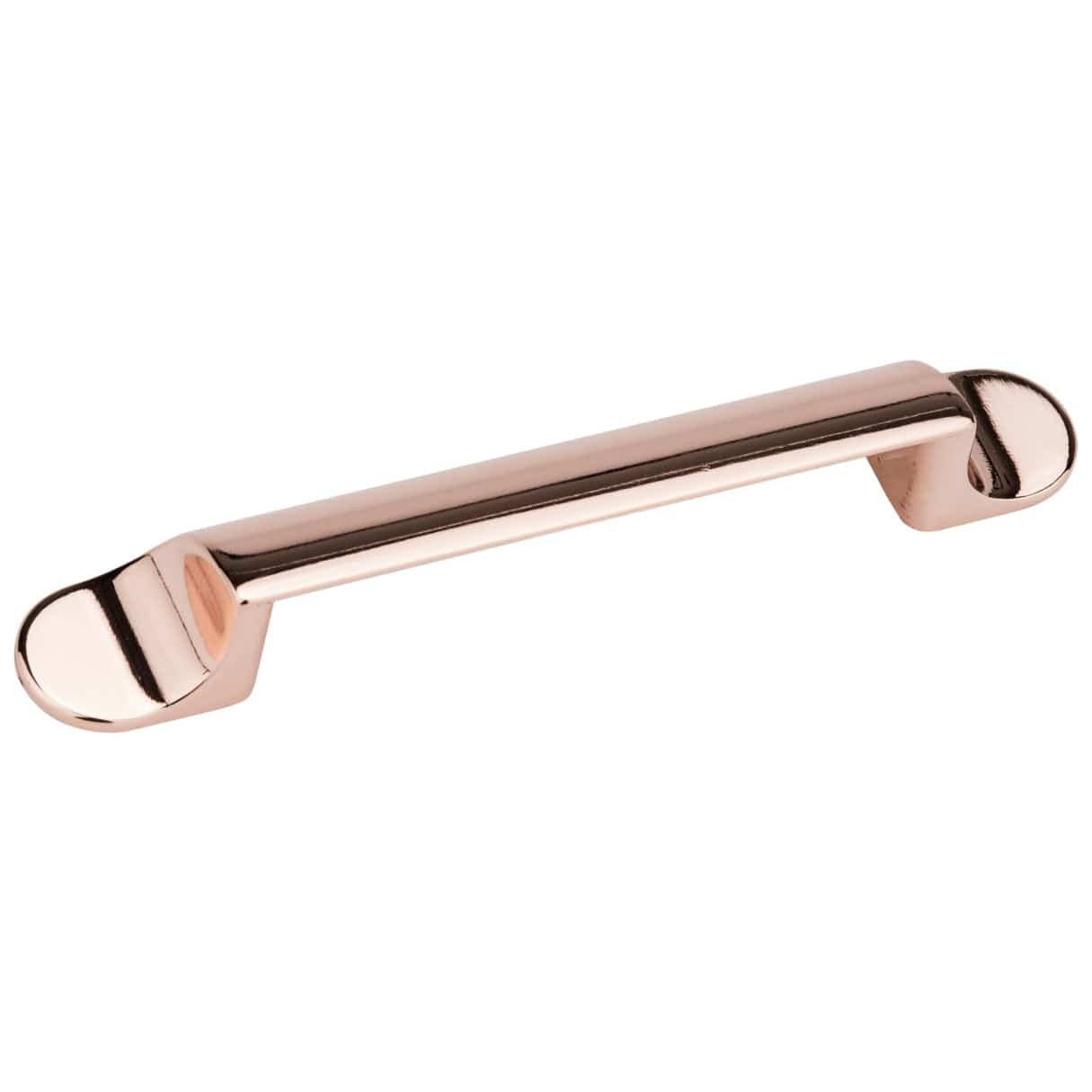 Contemporary Pull - 3-3/4" Center-to-Center - 7/8" W x 5-21/32" L - Polished Copper - Image 1