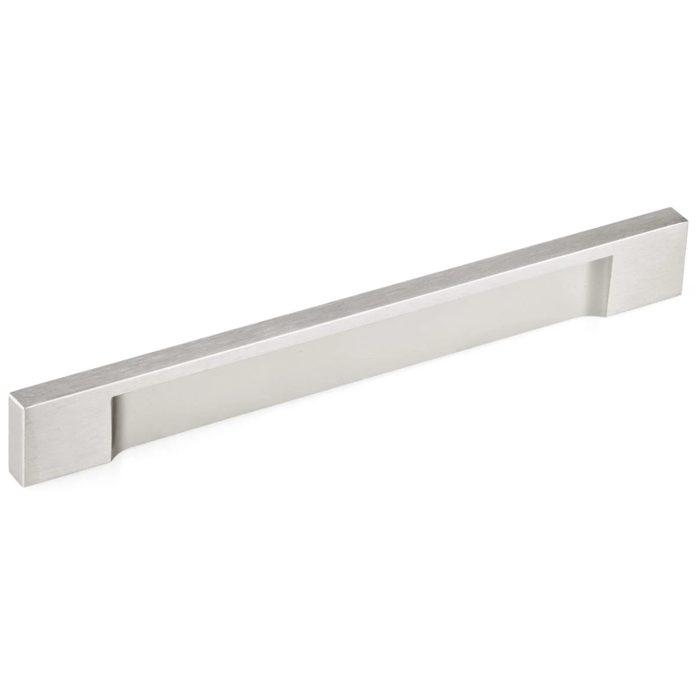 Contemporary Pull, 6-5/16" Center-to-Center, Stainless Steel - Image 1