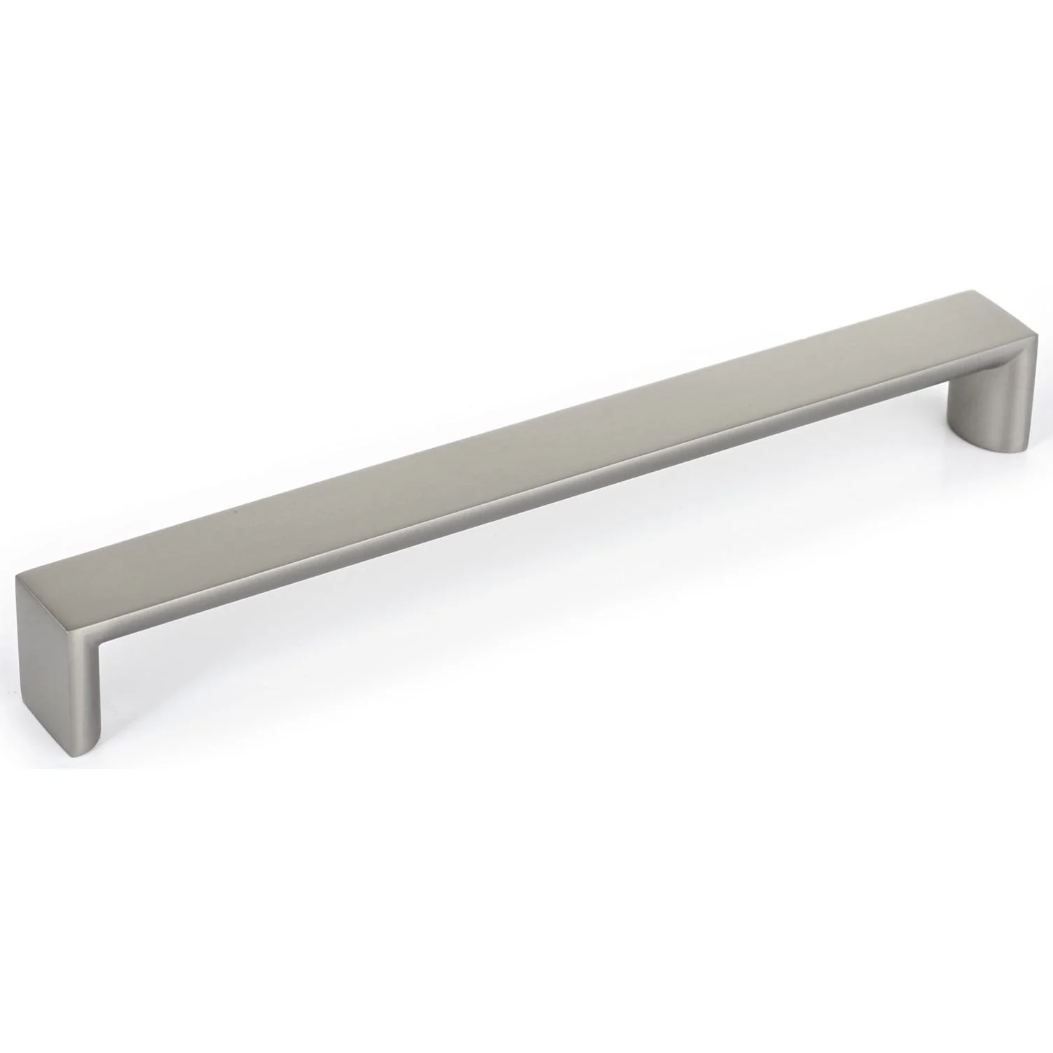Contemporary Pull, 7-9/16" Center-to-Center, Brushed Nickel, Low Luster - Image 1