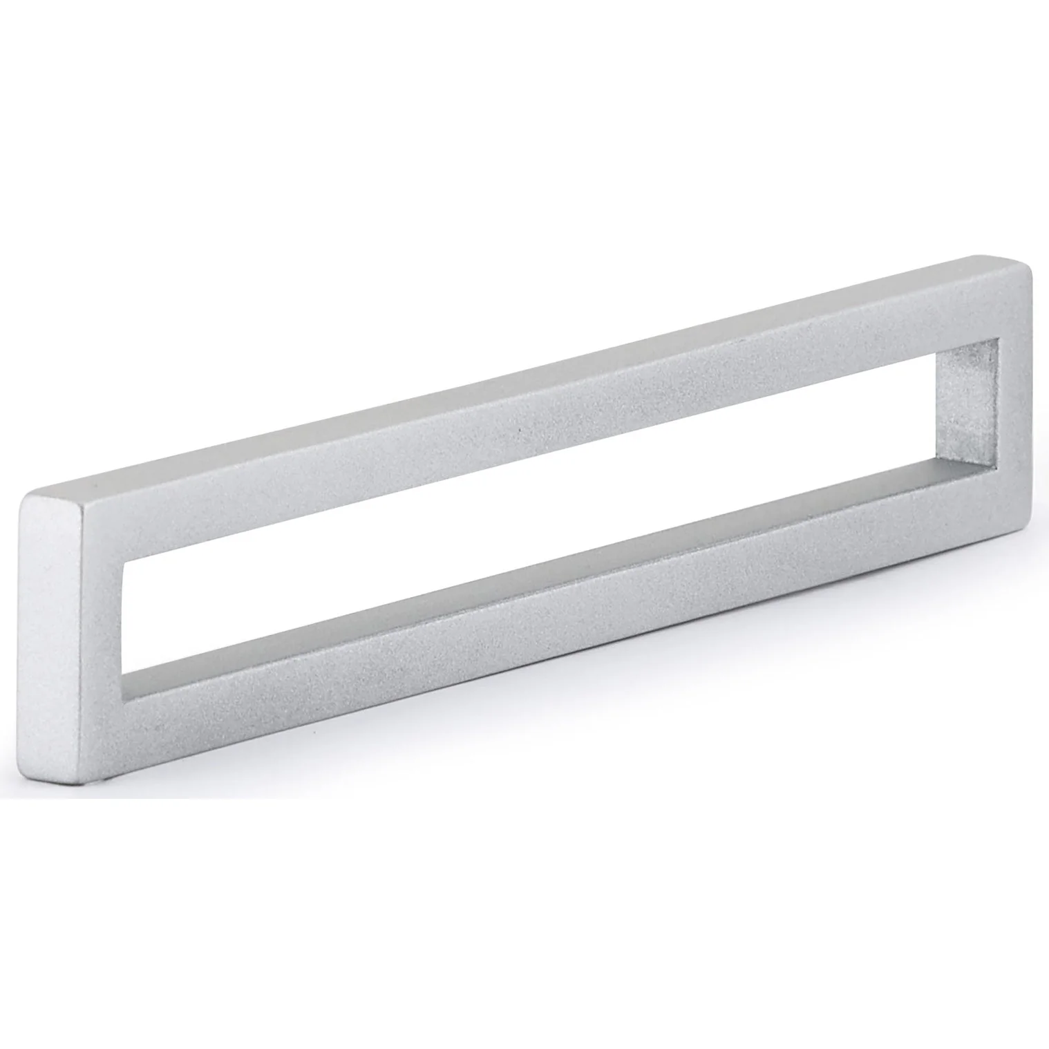 Contemporary Pull, 6-5/16" Center-to-Center, Matte Chrome - Image 1