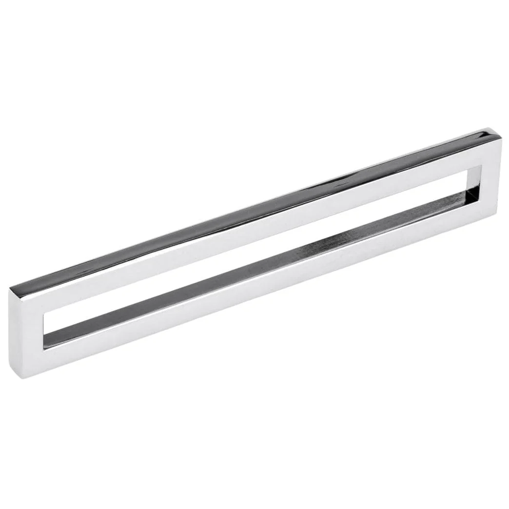 Contemporary Pull, 6-5/16" Center-to-Center, Polished Nickel - Image 1