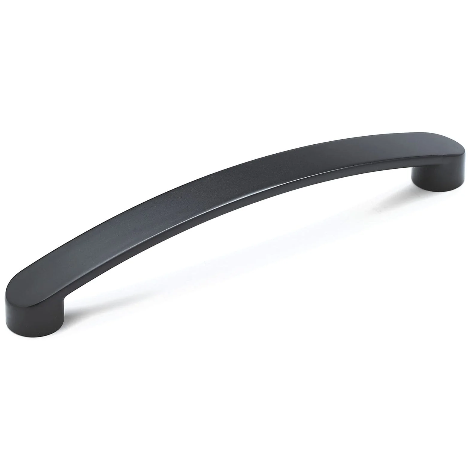Contemporary Pull, 6-5/16" Center-to-Center, Matte Black - Image 1