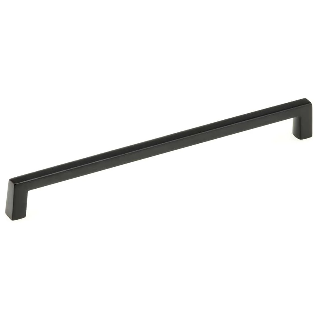 Contemporary Pull, 8" Center-to-Center, Matte Black - Image 1