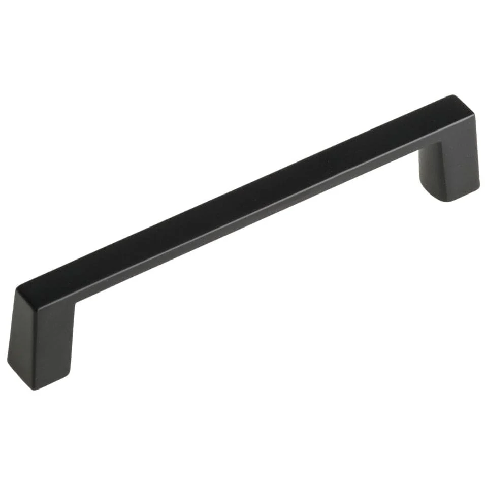 Contemporary Pull, 4" Center-to-Center, Matte Black - Image 1