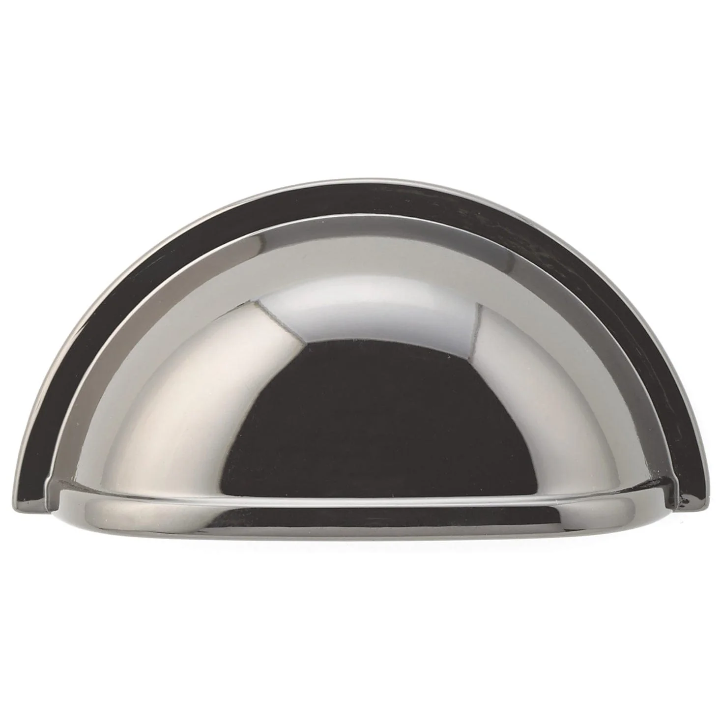 Traditional Cup Pull, 3" Center-to-Center, Black Nickel - Image 2