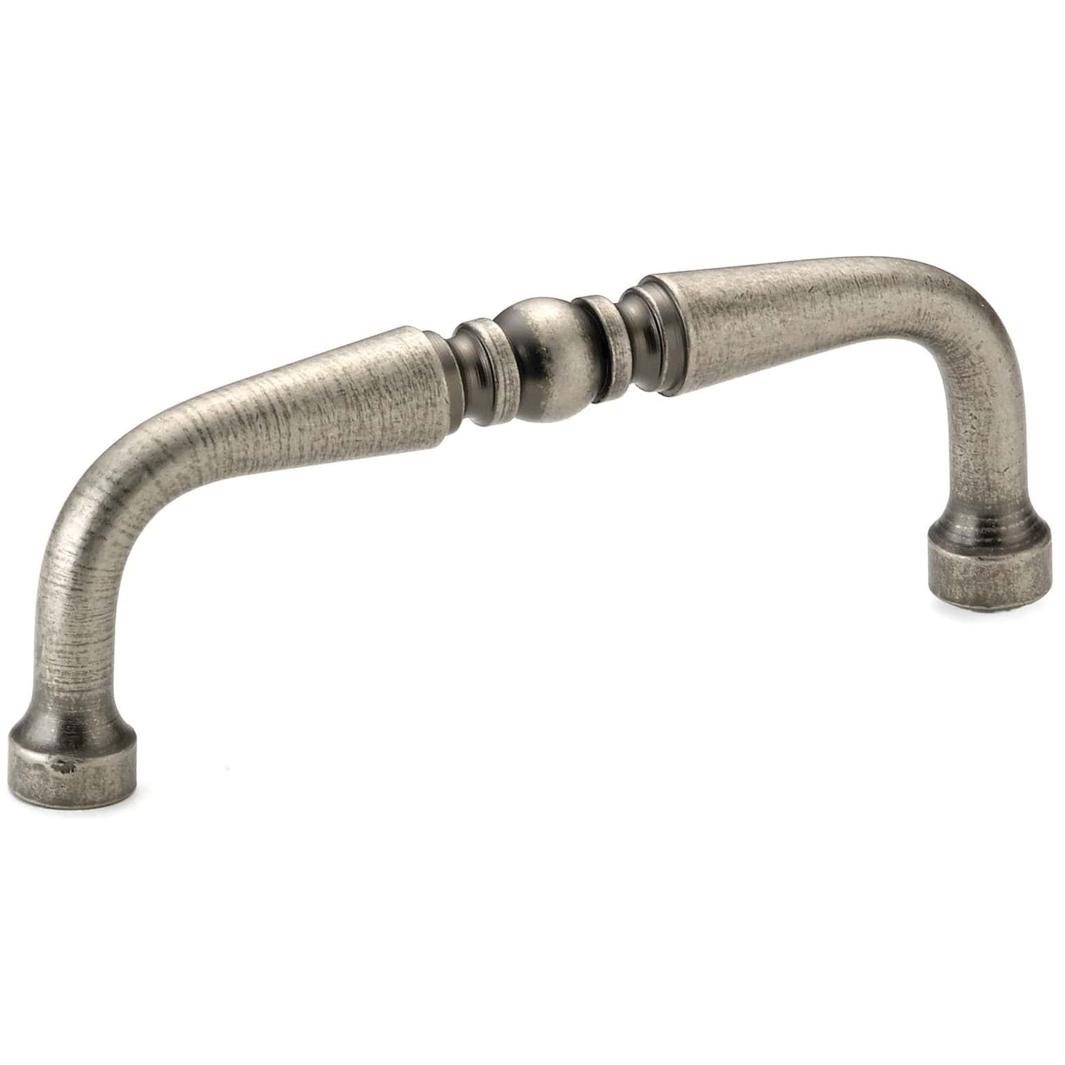 Traditional Pull, 3" Center-to-Center, Pewter - Image 1