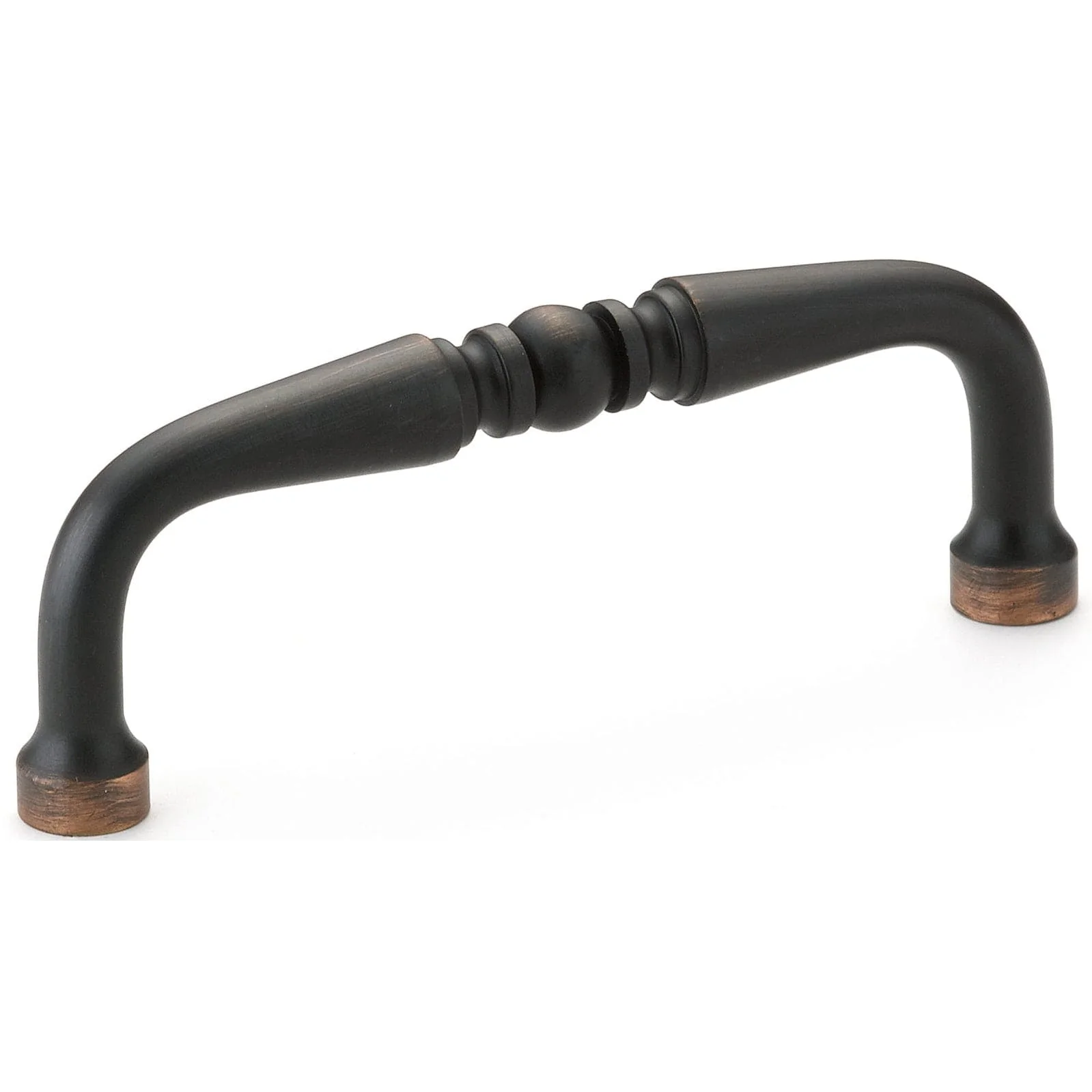 Traditional Pull, 3" Center-to-Center, Brushed Oil-Rubbed Bronze - Image 1