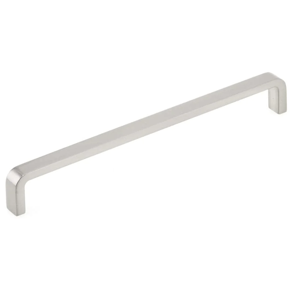 Contemporary Pull, 8" Center-to-Center, Brushed Nickel - Image 1