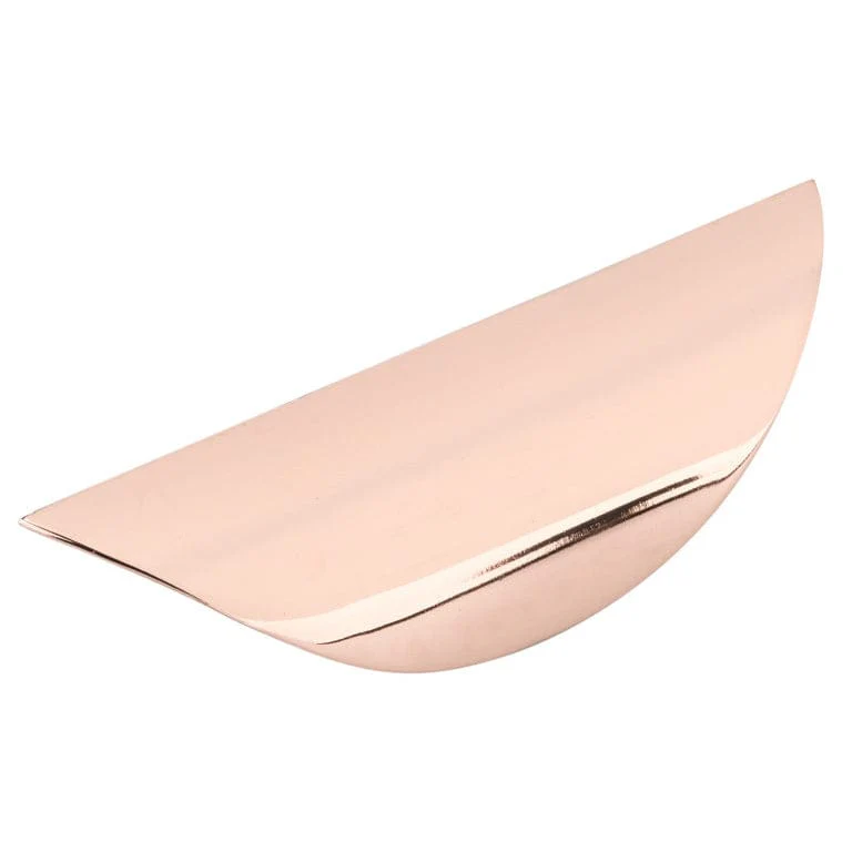 Contemporary Pull - 1-1/4" Center-to-Center - Polished Copper - Image 1