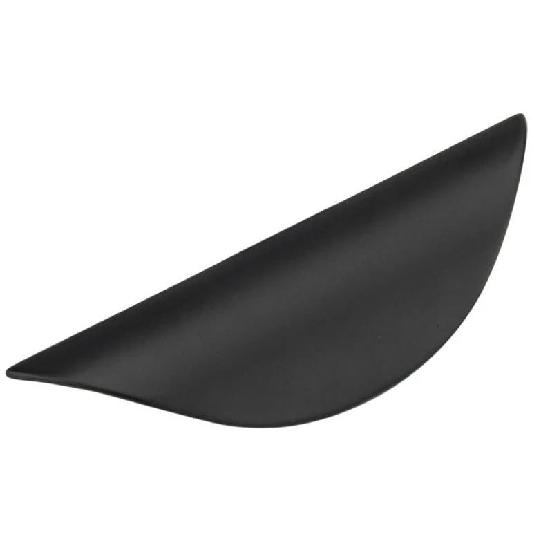 Contemporary Pull, 1-1/4" Center-to-Center, Matte Black - Image 1