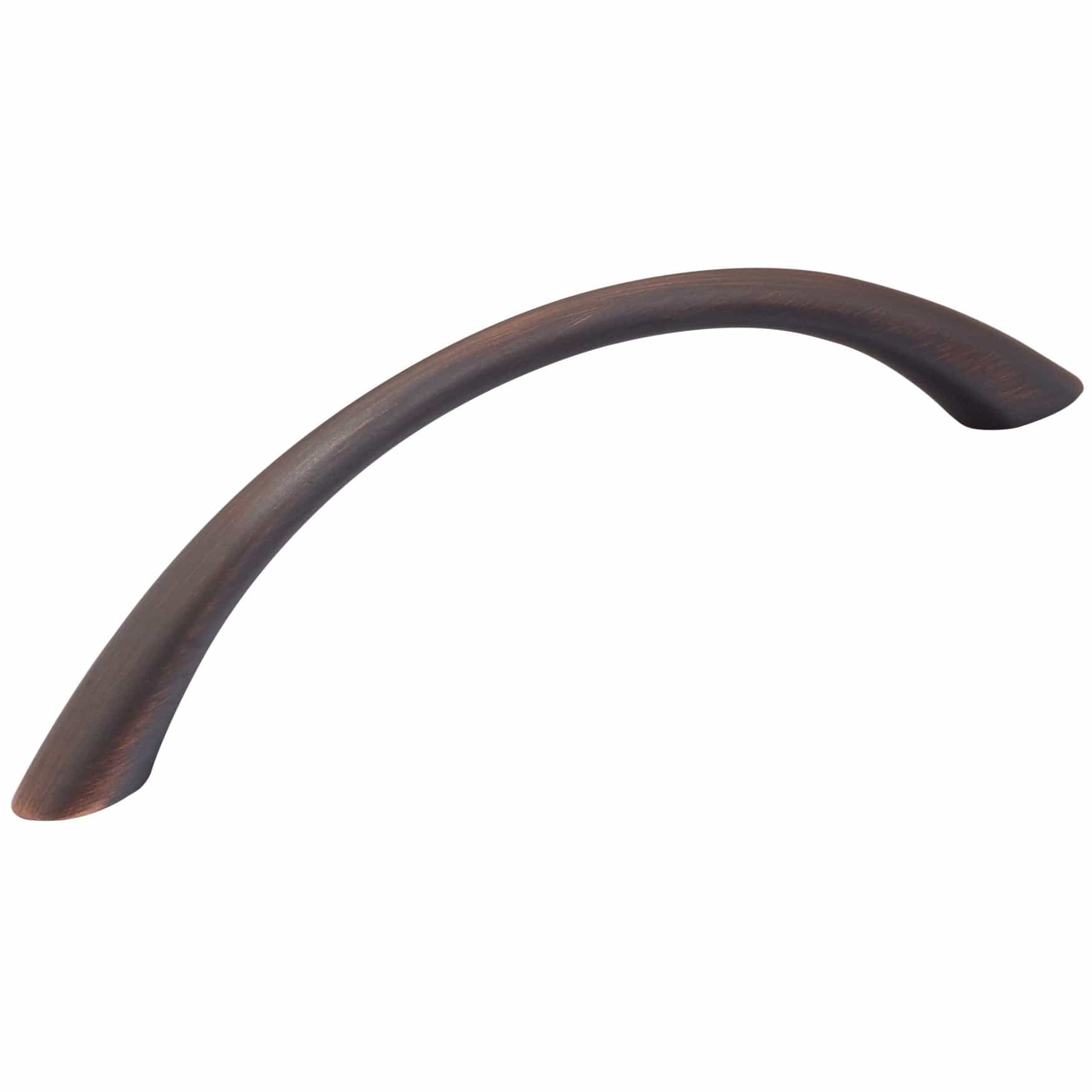 Contemporary Pull - 3-3/4" Center-to-Center - 1-3/32" W x 4-1/2" L - Brushed Oil-Rubbed Bronze - Image 1