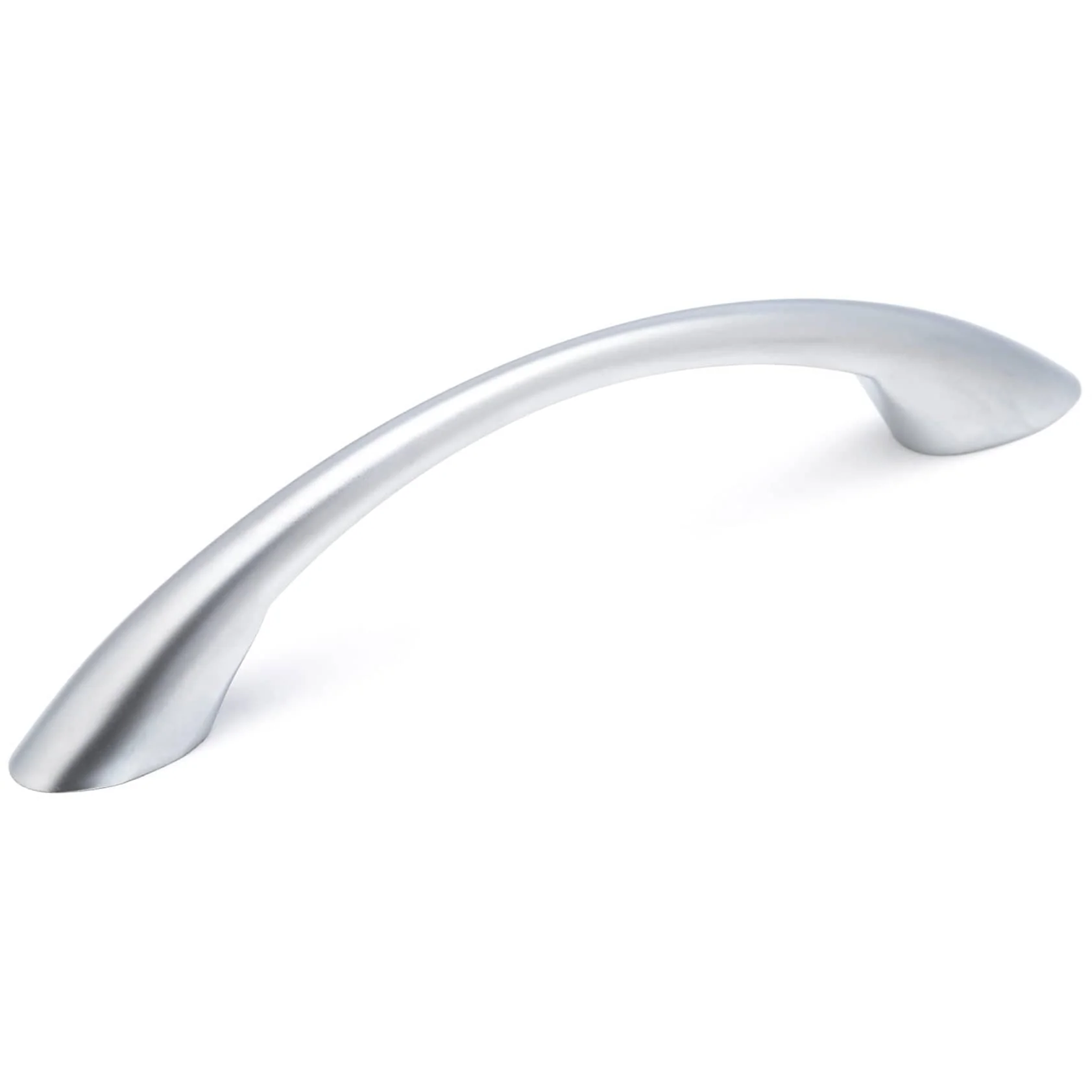 Contemporary Pull, 3-3/4" Center-to-Center, Matte Chrome - Image 1
