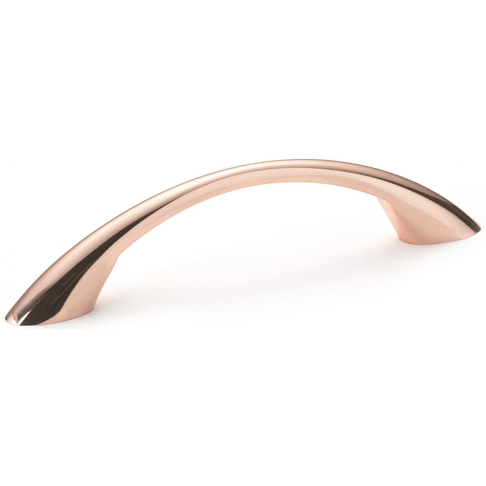 Contemporary Pull - 3-3/4" Center-to-Center - 9/16" W x 5-3/16" L - Polished Copper - Image 1