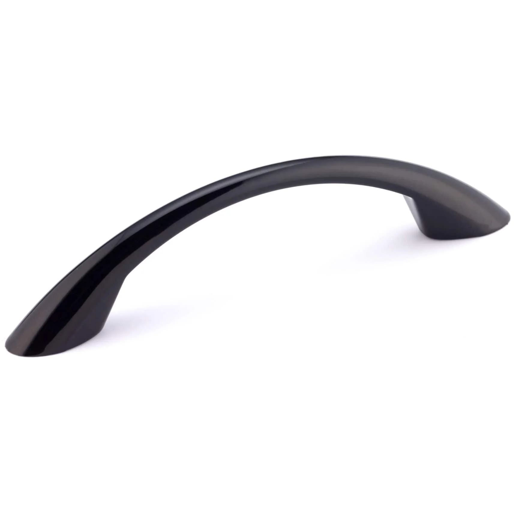 Contemporary Pull, 3-3/4" Center-to-Center, Black - Image 1