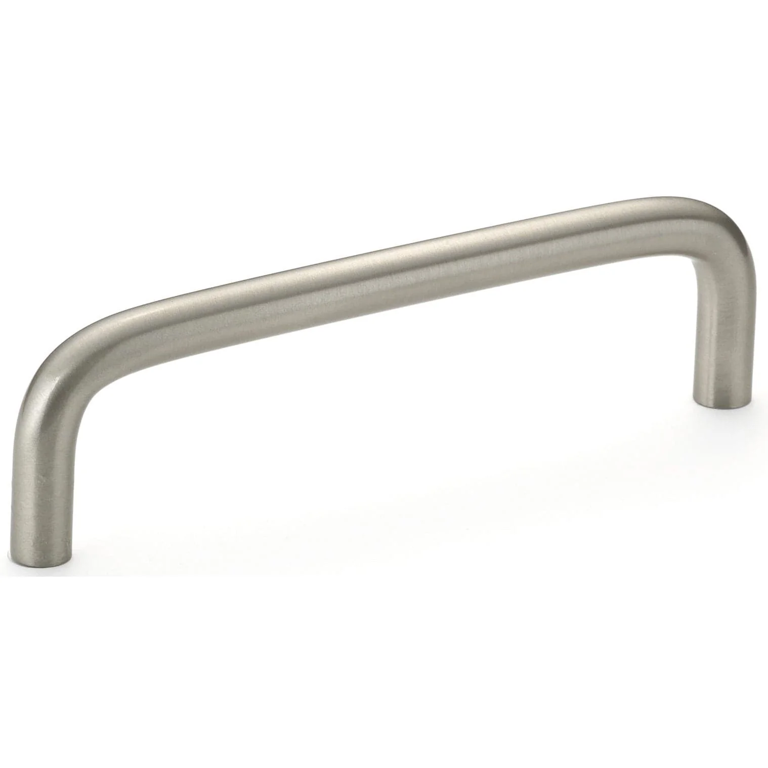 Functional Pull, 4" Center-to-Center, Brushed Nickel - Image 1