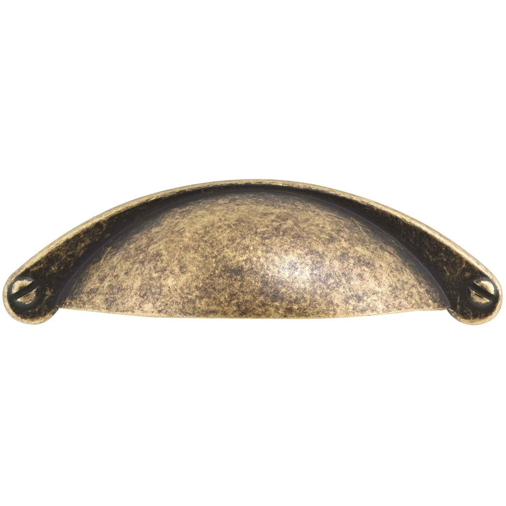 Traditional Pull, 2-1/2" Center-to-Center, Burnished Brass - Image 1