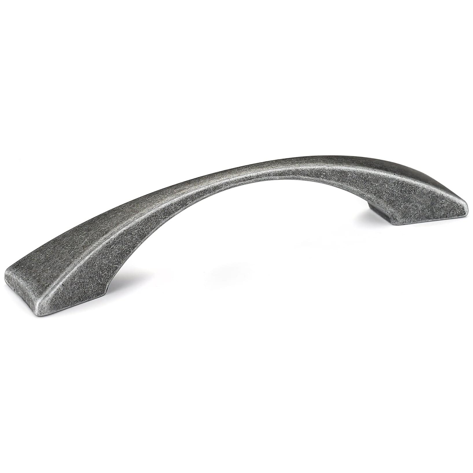 Traditional Pull, 3-3/4" Center-to-Center, Antique Iron - Image 1