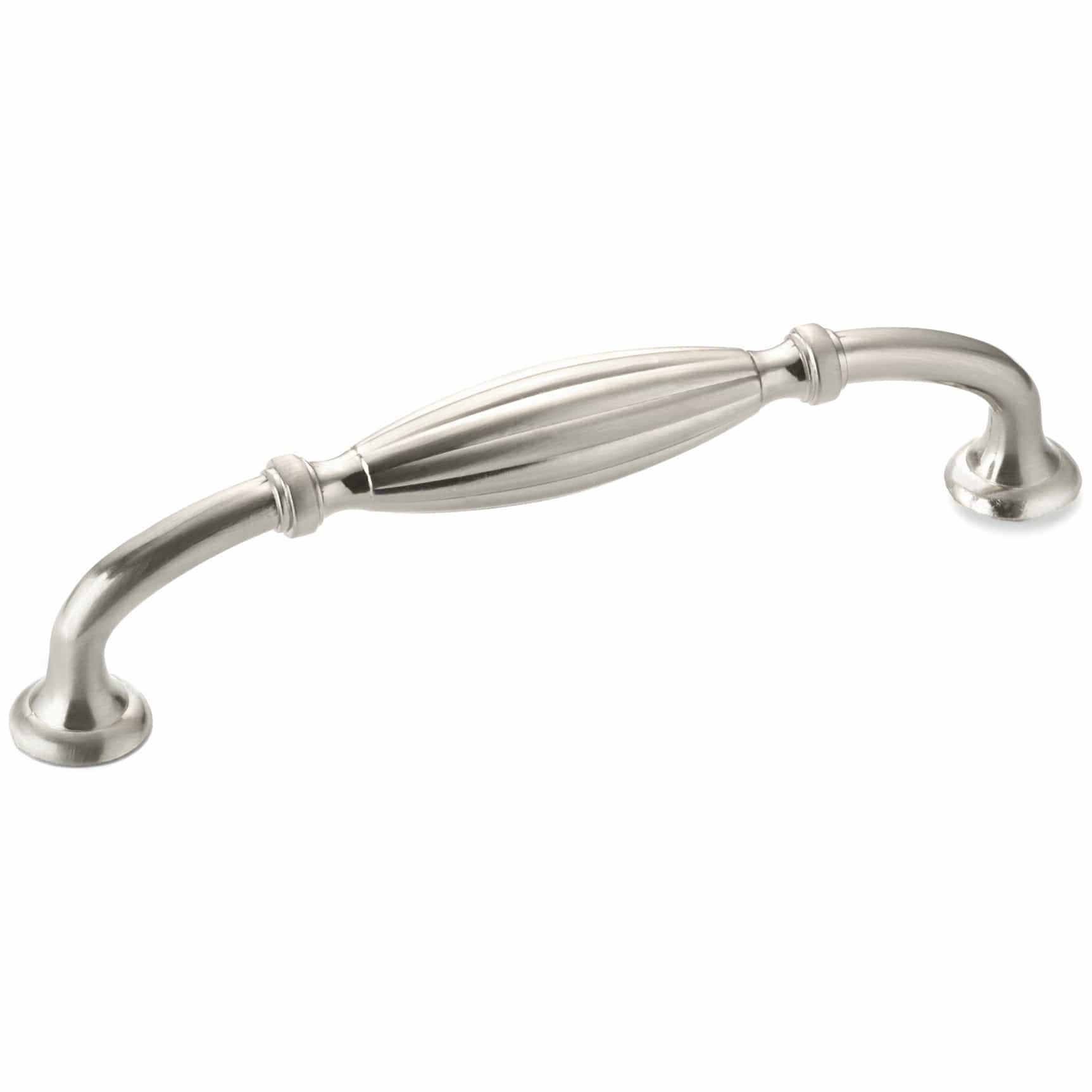 Traditional Pull, 5-1/16" Center-to-Center, Brushed Nickel - Image 1