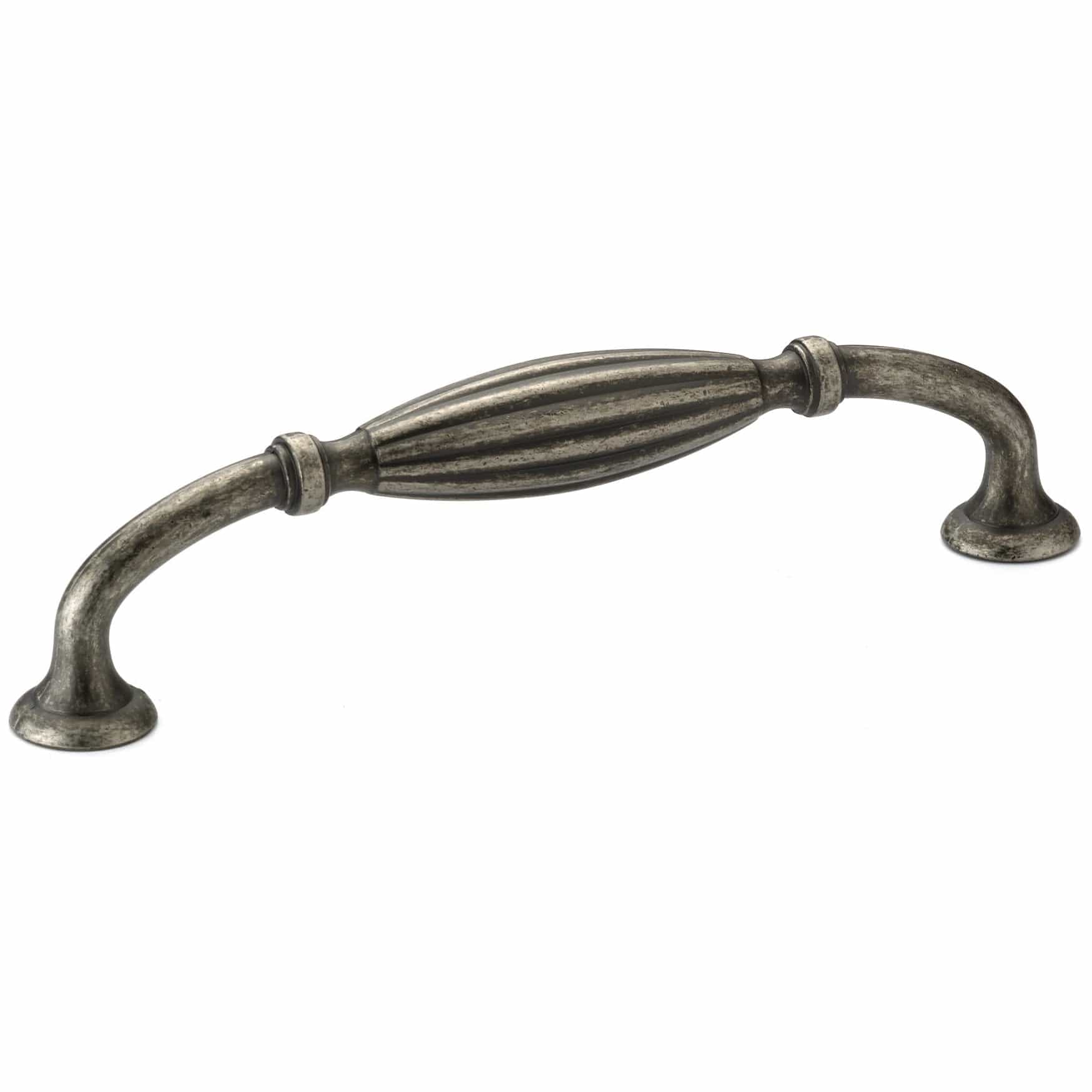Traditional Pull, 5-1/16" Center-to-Center, Antique Iron - Image 1
