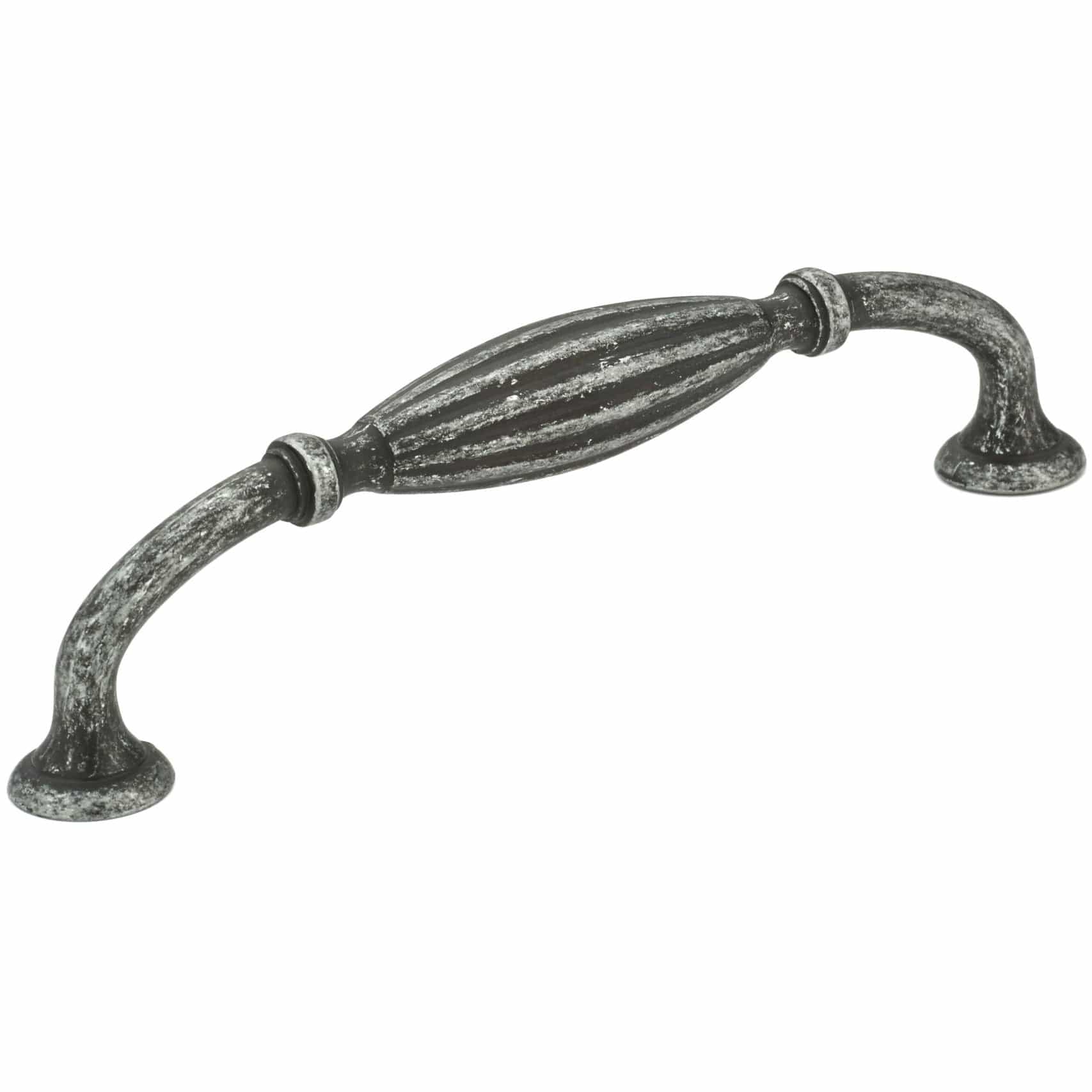 Traditional Pull, 5-1/16" Center-to-Center, Natural Iron - Image 1