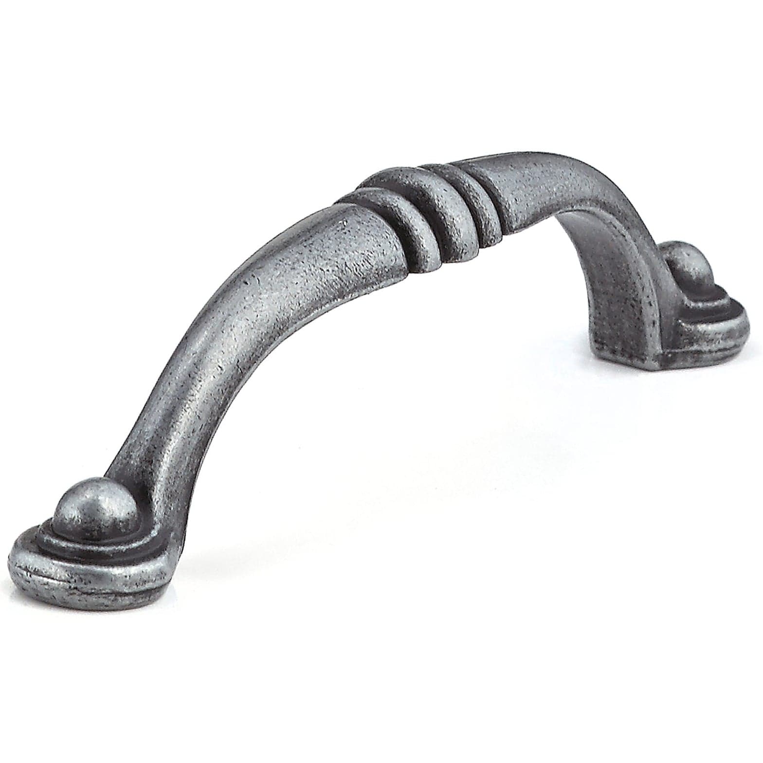Traditional Pull, 3-3/4″ Center-to-Center, Wrought Iron