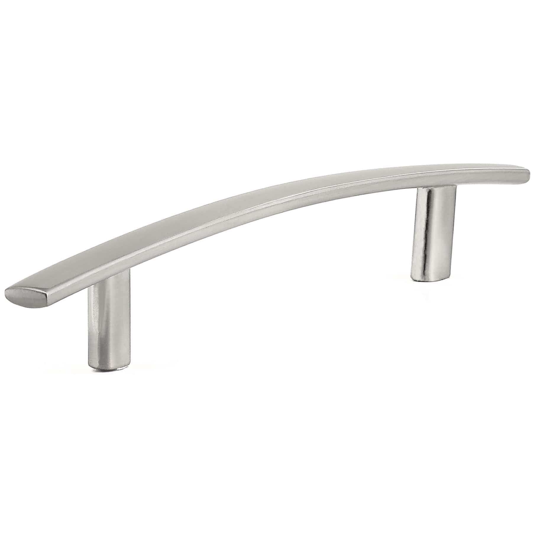 Contemporary Pull - 5-1/16" Center-to-Center - 15/32" W x 7-7/8" L - Brushed Nickel - Image 1