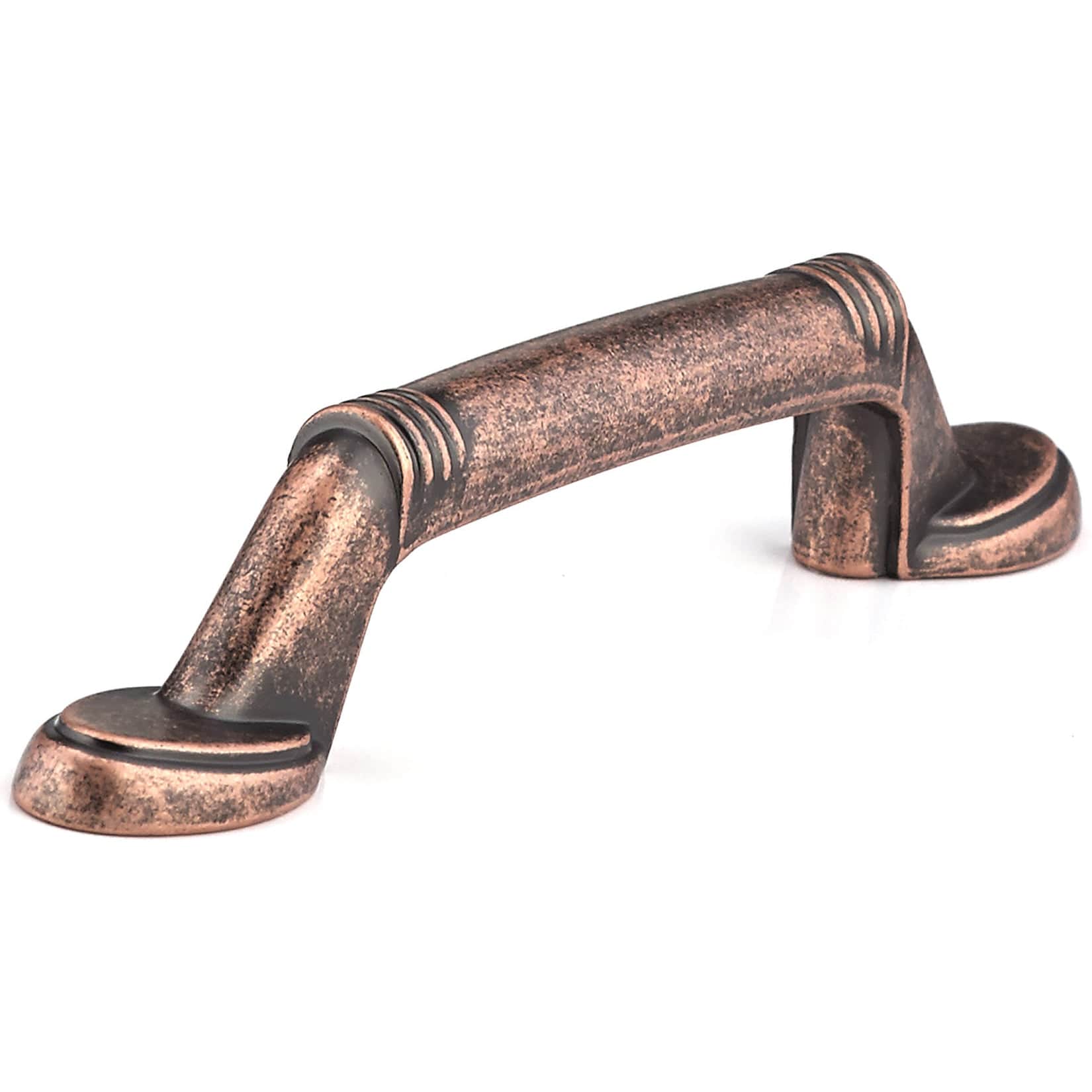 Traditional Pull - 3" Center-to-Center - Antique Copper - Image 1