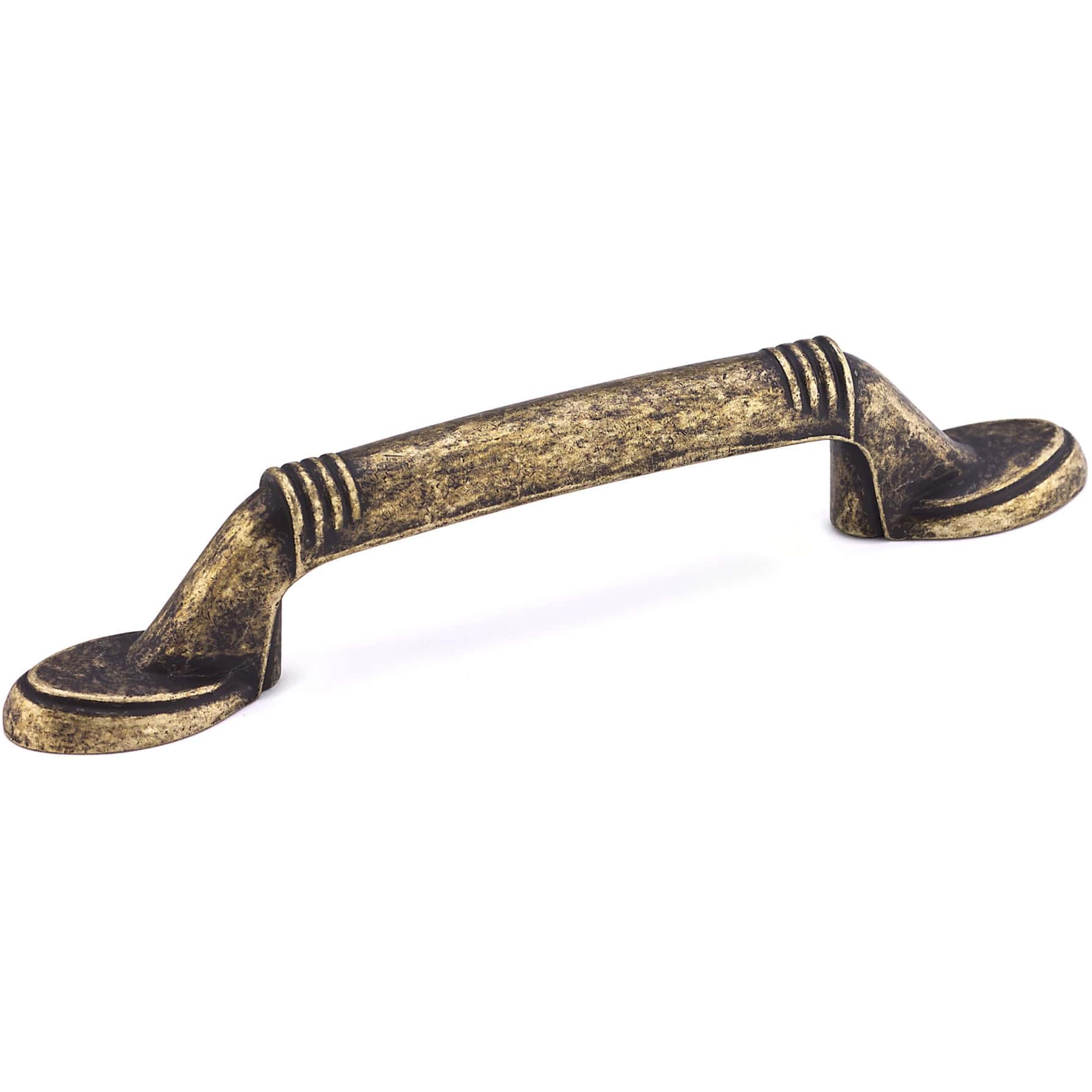 Traditional Pull - 3" Center-to-Center - Burnished Brass - Image 1