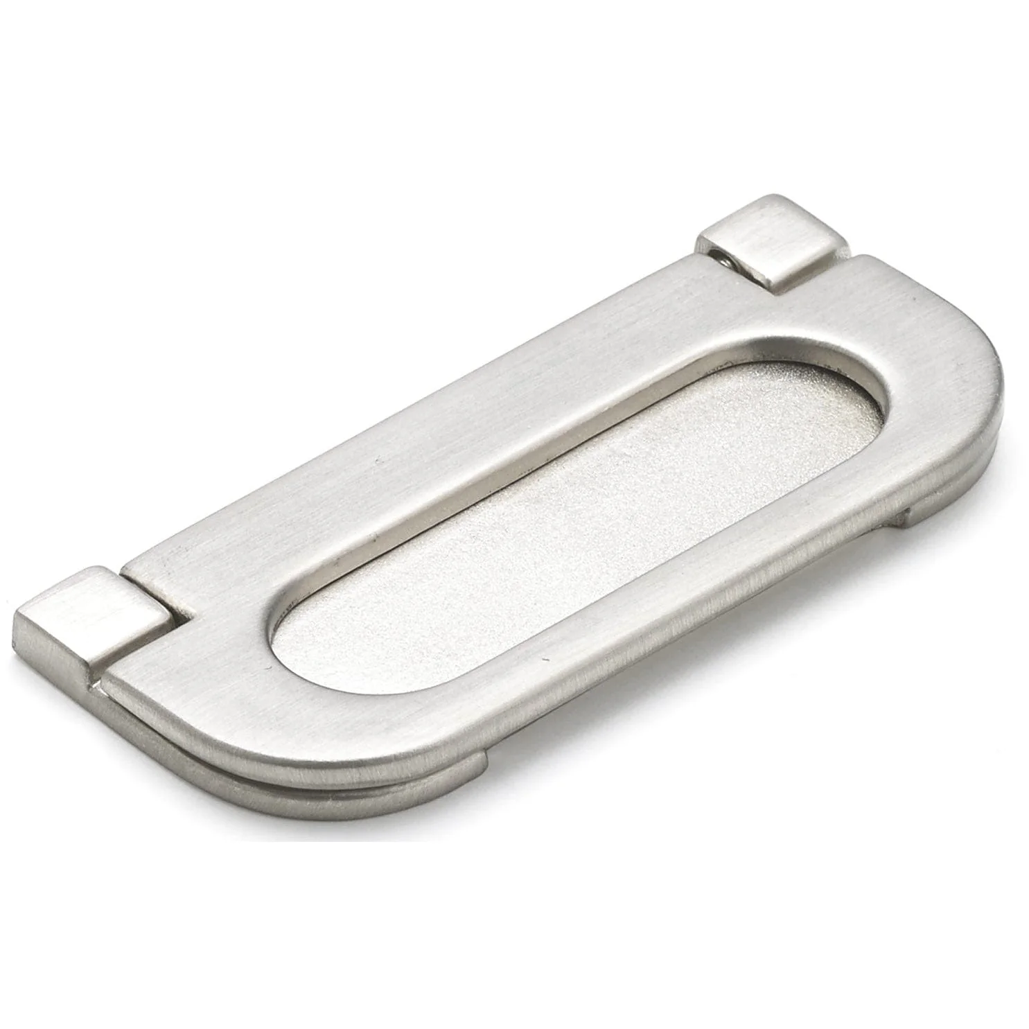 Contemporary Recessed Pull, 2-3/4" Center-to-Center, Brushed Nickel - Image 1