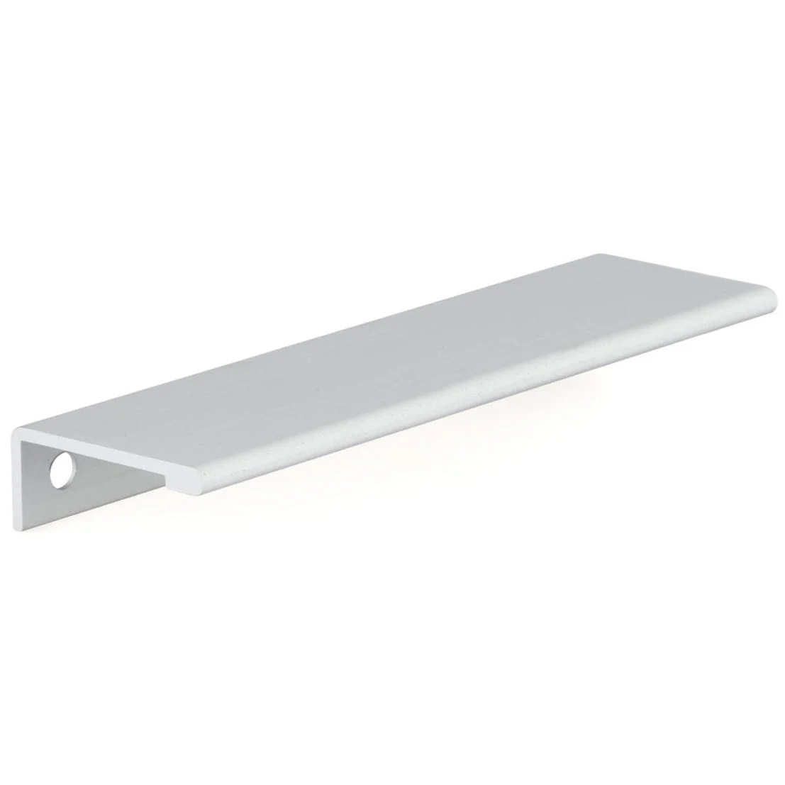 Contemporary Edge Pull, 5-1/16" Center-to-Center, Aluminum - Image 1