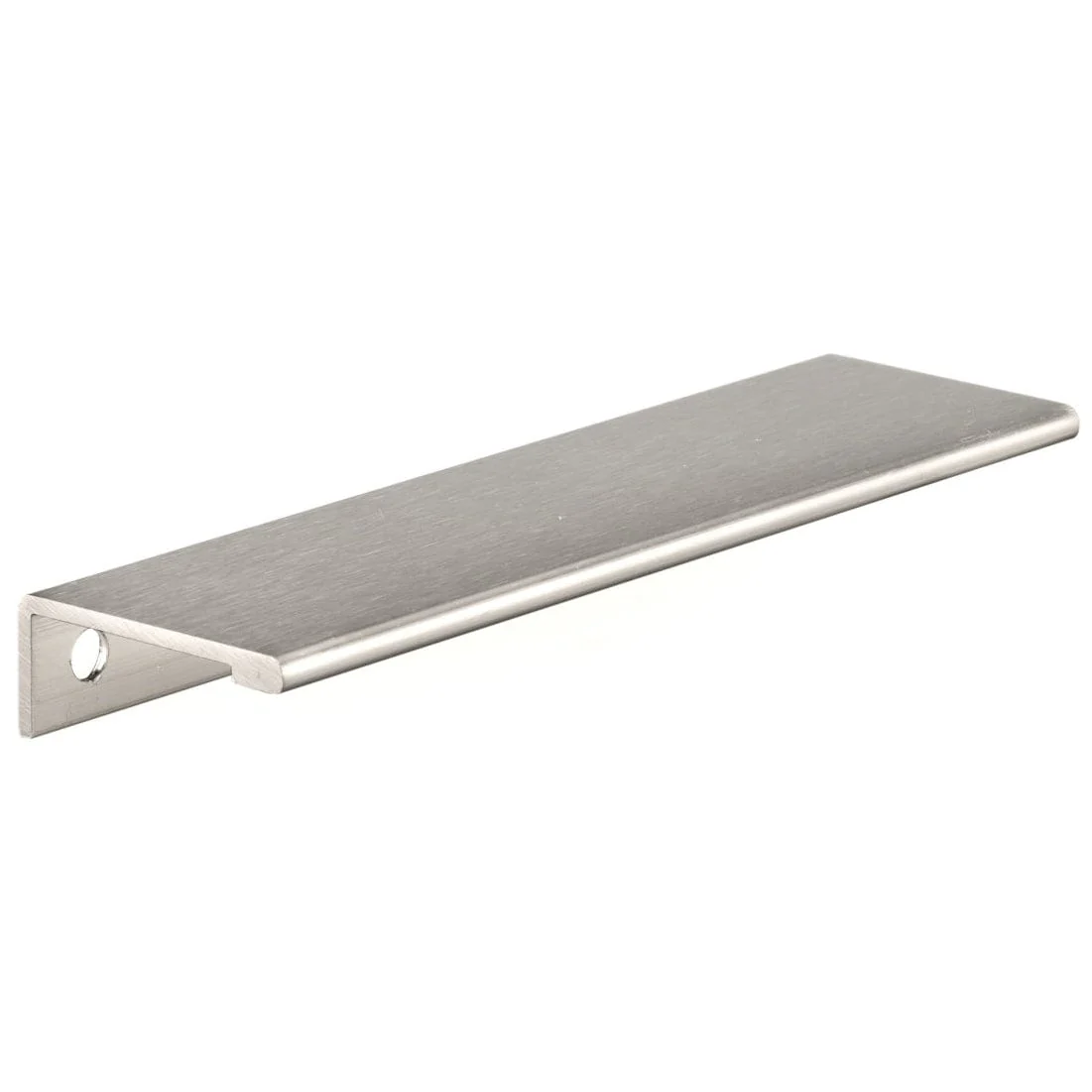 Contemporary Edge Pull, 5-1/16" Center-to-Center, Stainless Steel - Image 1