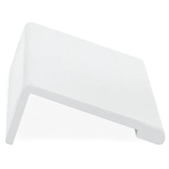Contemporary Edge Pull, 5-1/16" Center-to-Center, White - Image 3