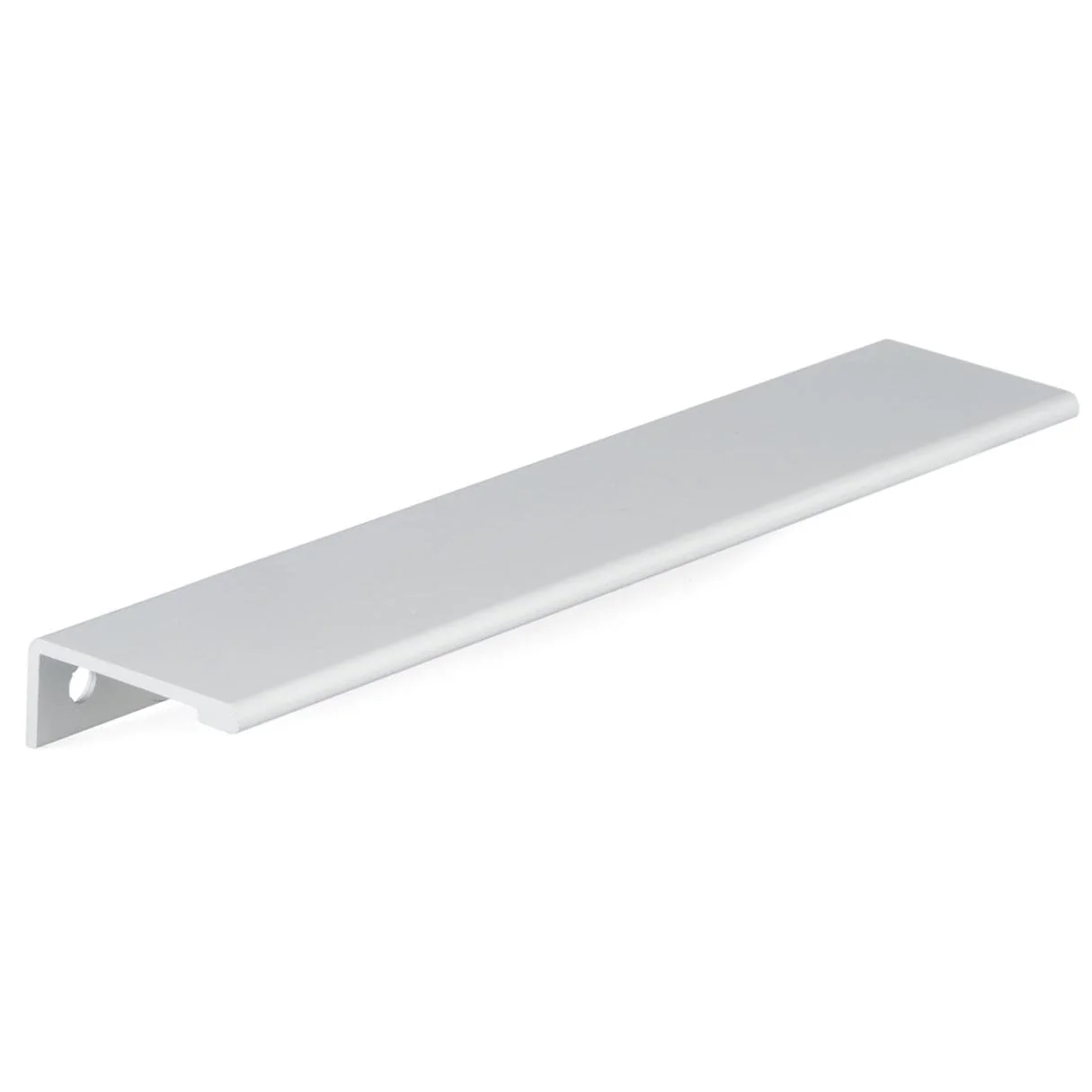 Contemporary Edge Pull, 7-9/16" Center-to-Center, Aluminum - Image 1