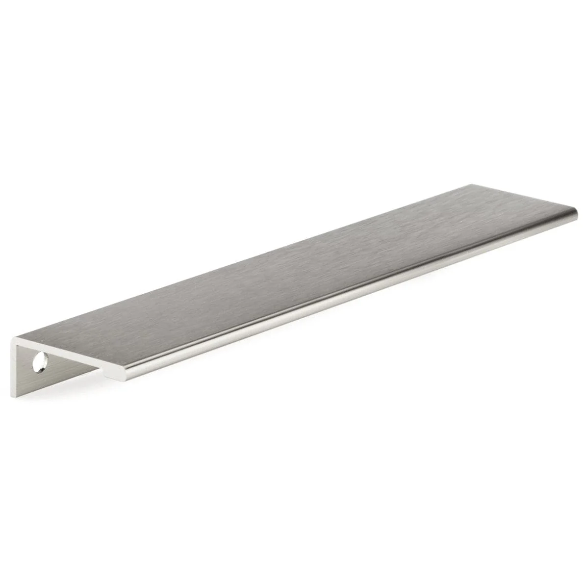 Contemporary Edge Pull, 7-9/16" Center-to-Center, Stainless Steel - Image 1