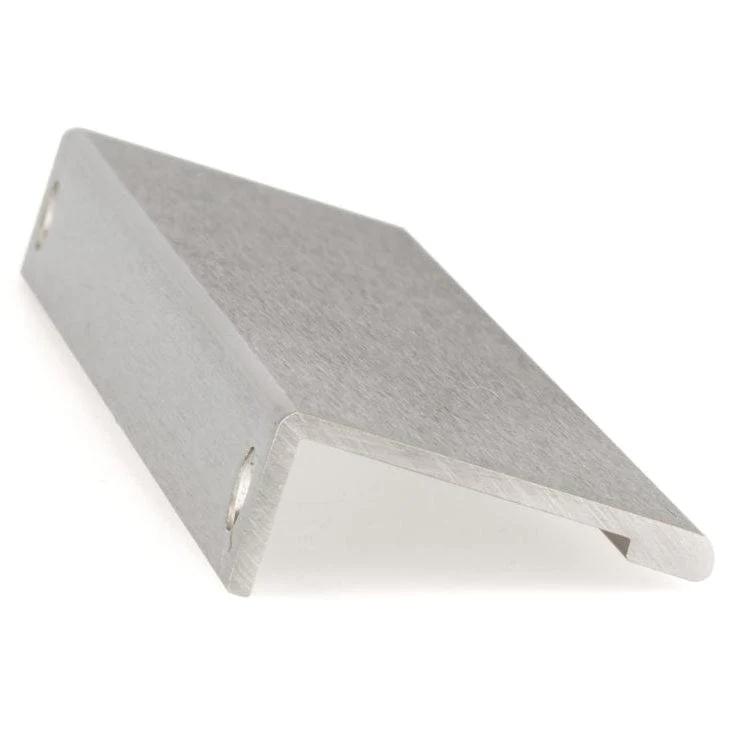 Contemporary Edge Pull, 7-9/16" Center-to-Center, Stainless Steel - Image 3