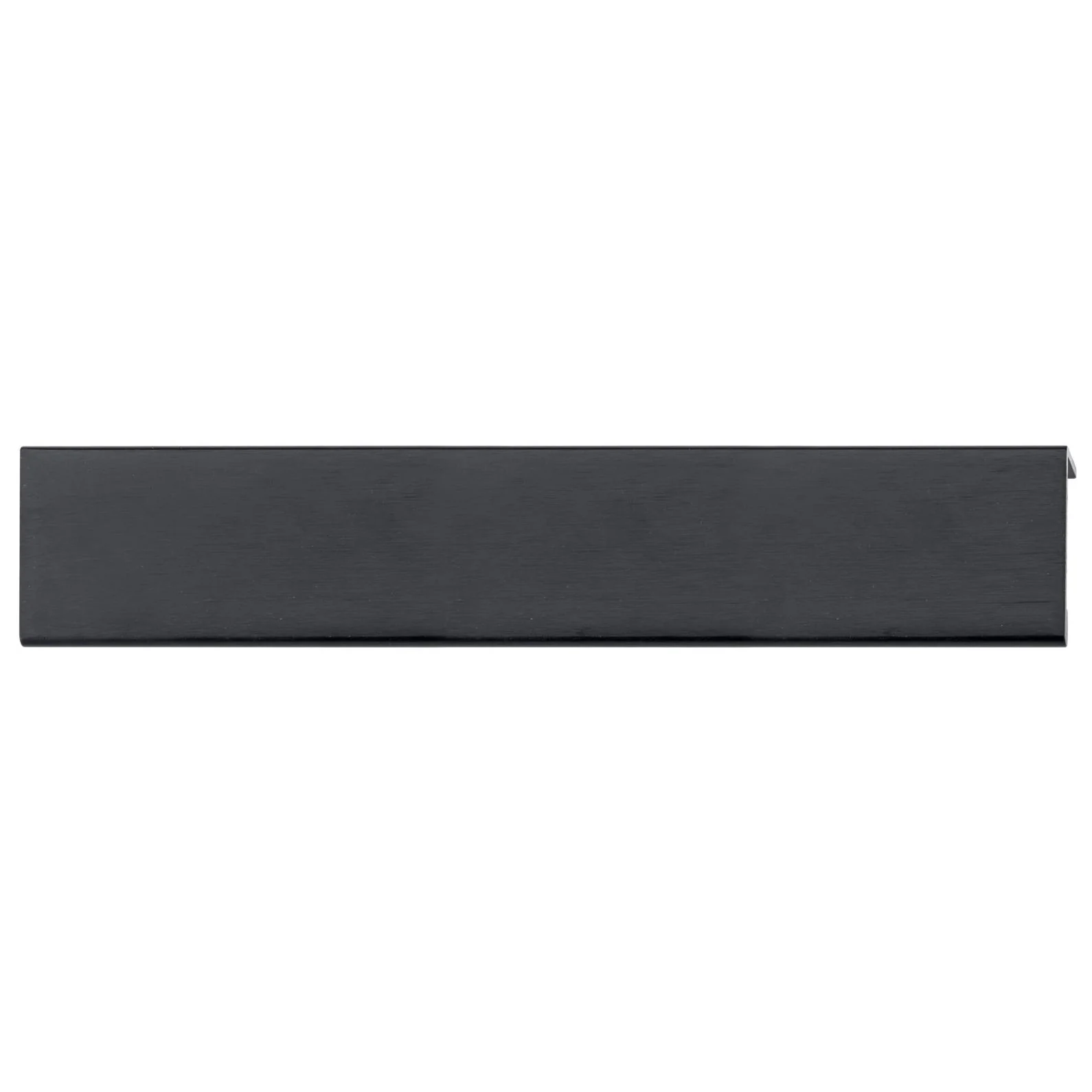 Contemporary Edge Pull, 7-9/16" Center-to-Center, Brushed Black - Image 2