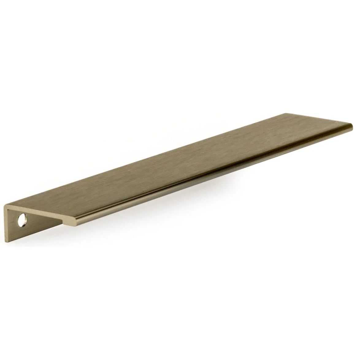 Contemporary Edge Pull, 7-9/16" Center-to-Center, Champagne Bronze - Image 1