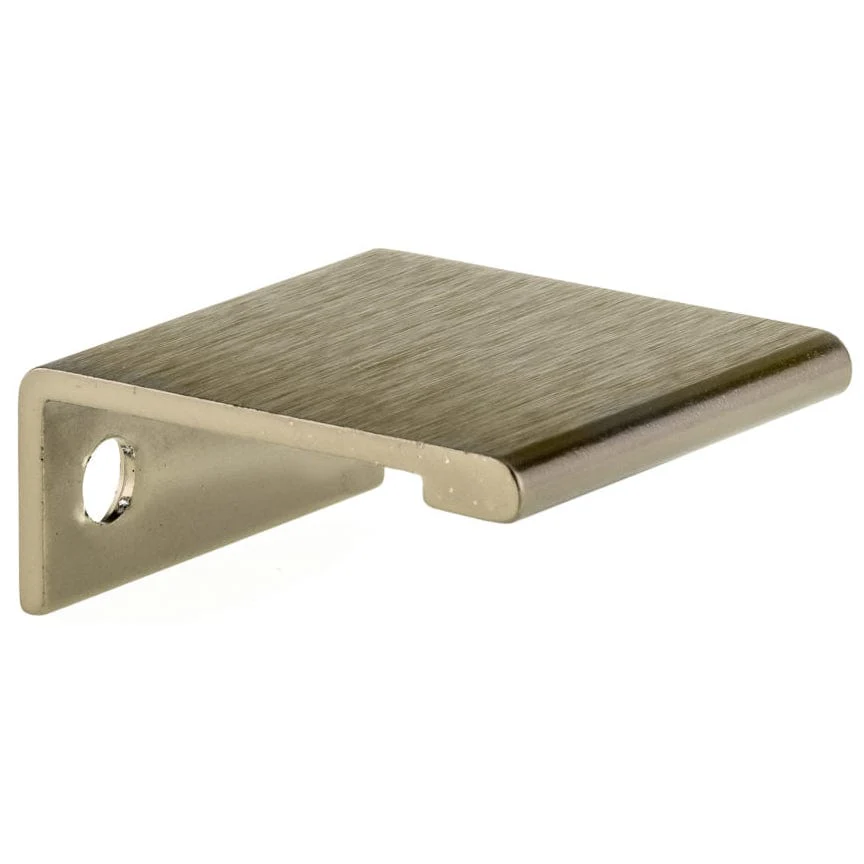 Contemporary Edge Pull, 1" Center-to-Center, Champagne Bronze - Image 1