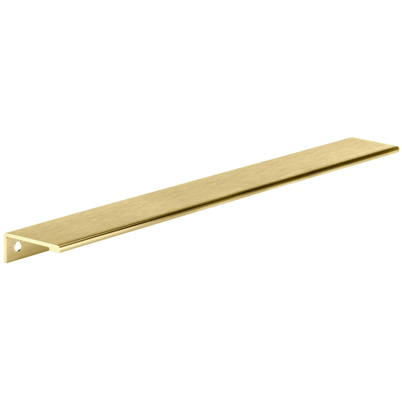 Contemporary Edge Pull - 16-3/8" Center-to-Center - Satin Gold - Image 1