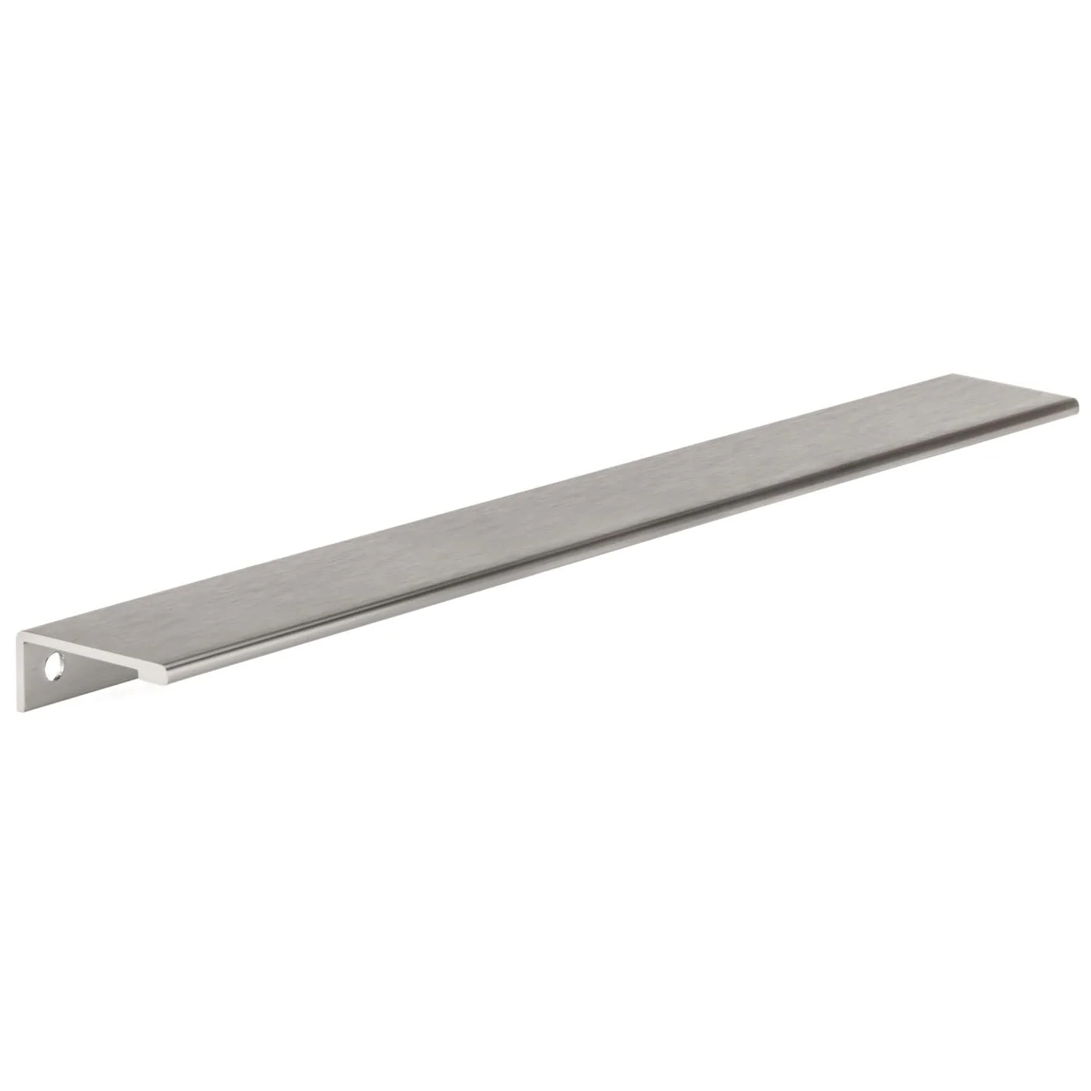 Contemporary Edge Pull, 16-3/8" Center-to-Center, Stainless Steel - Image 1