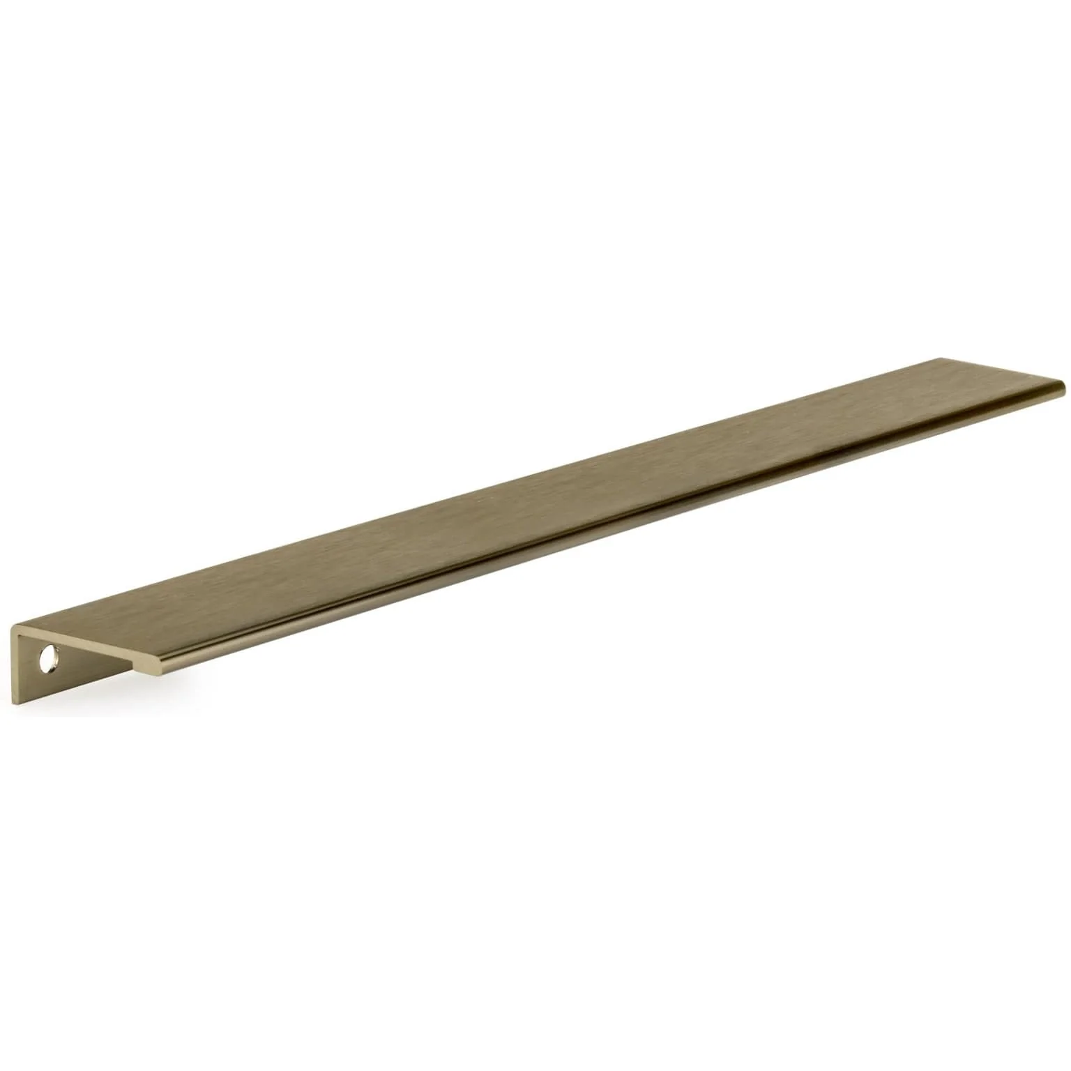 Contemporary Edge Pull, 16-3/8" Center-to-Center, Champagne Bronze - Image 1