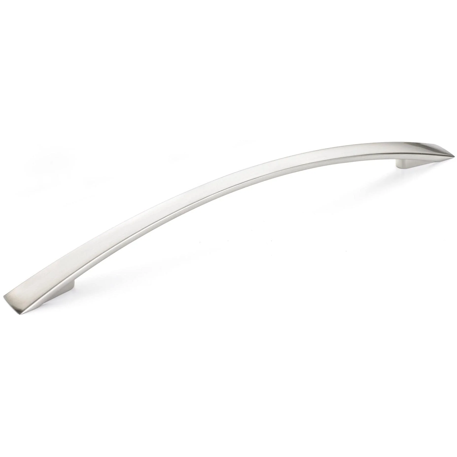 Contemporary Pull, 7-9/16" Center-to-Center, Brushed Nickel - Image 1