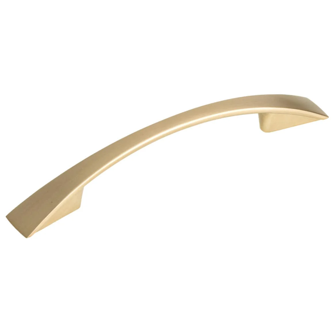 Refined Contemporary Metal Pull - Champagne Bronze - 3-3/4" Center-to-Center - 9/16" W x 5-7/16" L - Image 1