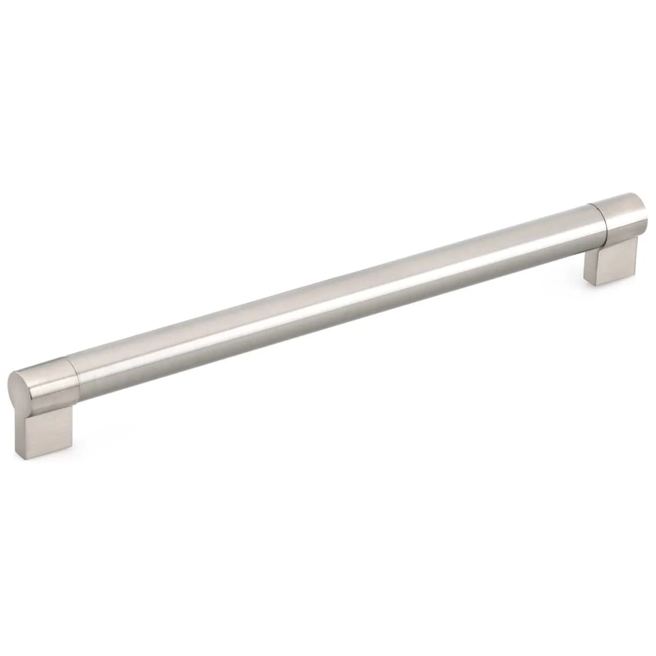 Contemporary Pull, 12-5/8" Center-to-Center, Brushed Nickel - Image 1