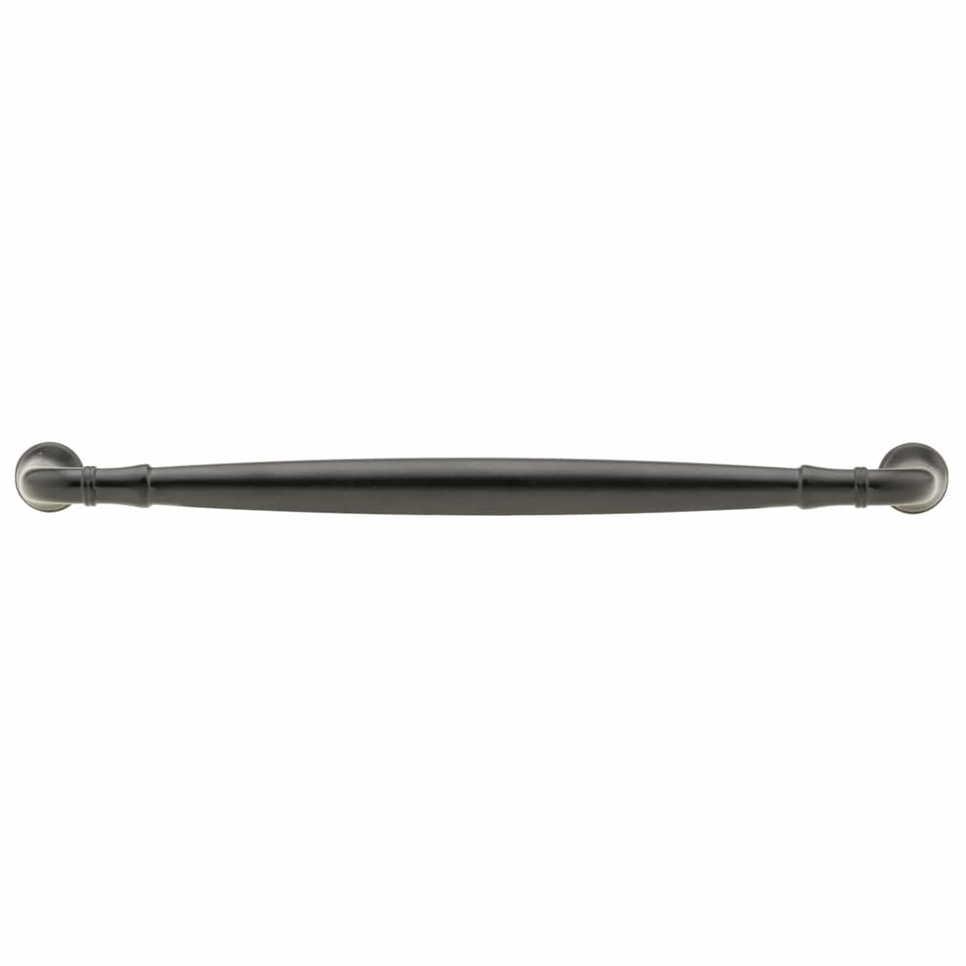 Arched Traditional Pull with Flared Ends - 7-9/16" Center-to-Center - 8-3/16" OL - Matte Black - Image 2