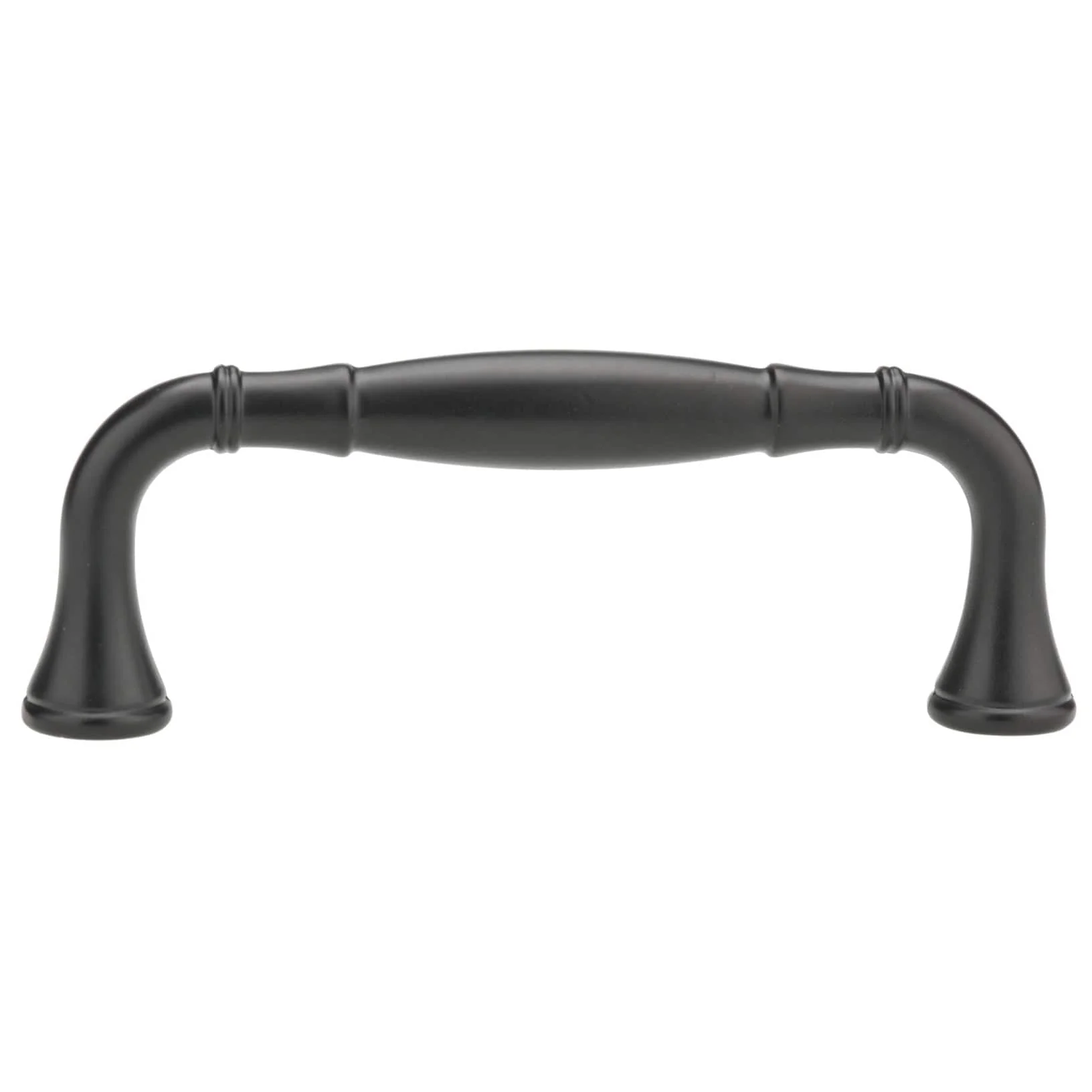 Traditional Pull, 3-3/4" Center-to-Center, Matte Black - Image 3