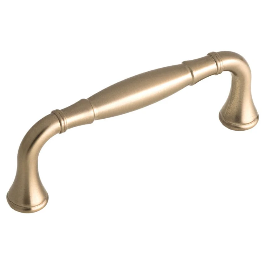 Traditional Pull, 3-3/4" Center-to-Center, Champagne Bronze - Image 1