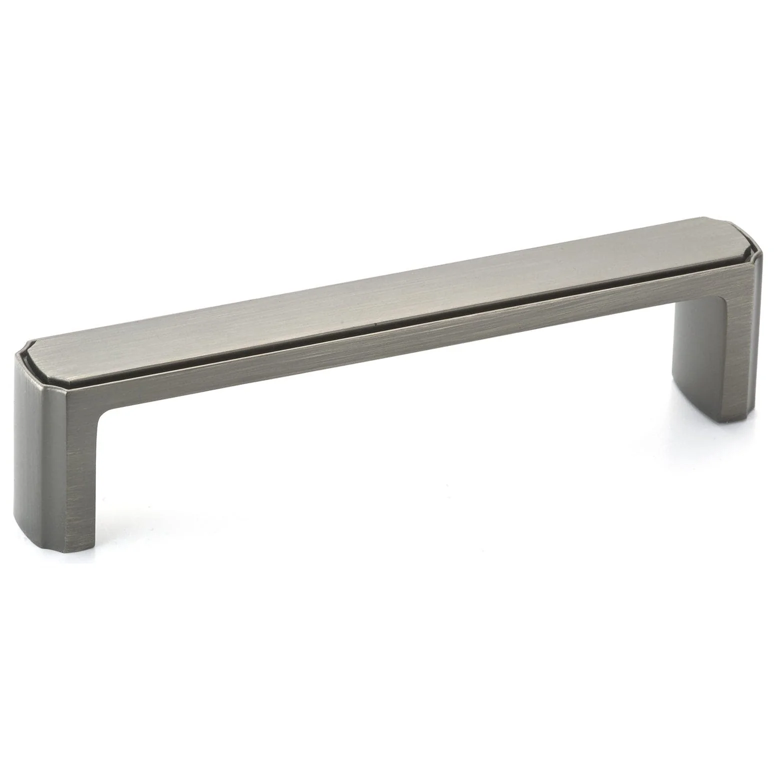 Transitional Pull, 5-1/16" Center-to-Center, Antique Nickel - Image 1